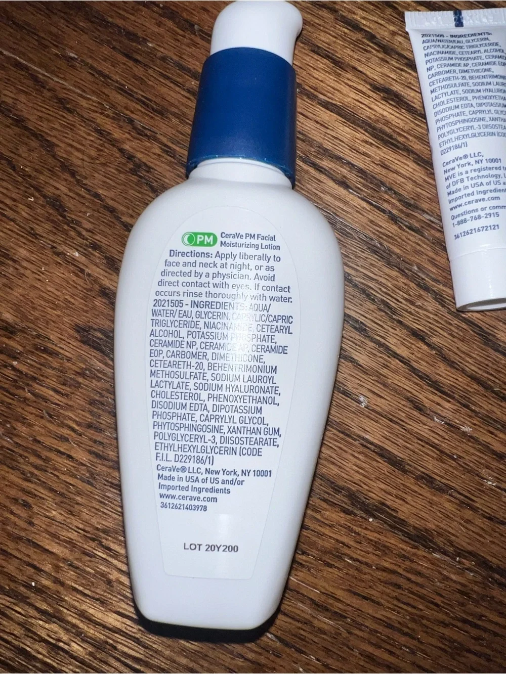 NWT Cerave PM Facial Moisturizing Lotion 2oz + 2 travel sized tubes